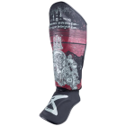 Протектори за крака - 8 WEAPONS Shin Guards Hanuman Yant - Black/Red